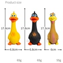 3-Pack Squeaky Latex/TPR Chicken Dog Toys — Interactive Chew & Fetch