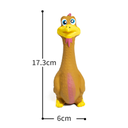 3-Pack Squeaky Latex/TPR Chicken Dog Toys — Interactive Chew & Fetch