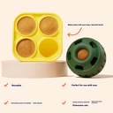 Silicone Slow-Feed Dog Ball & Tray — Slow Meal Toy Set (Ball/Tray Options)