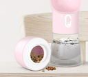 Traveling Out Portable Dog Water Dispenser — 258ml Water + 200g Food, Leak‑Seal, Shoulder Strap