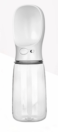 Traveling Out Portable Dog Water Dispenser — 258ml Water + 200g Food, Leak‑Seal, Shoulder Strap