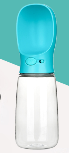 Traveling Out Portable Dog Water Dispenser — 258ml Water + 200g Food, Leak‑Seal, Shoulder Strap