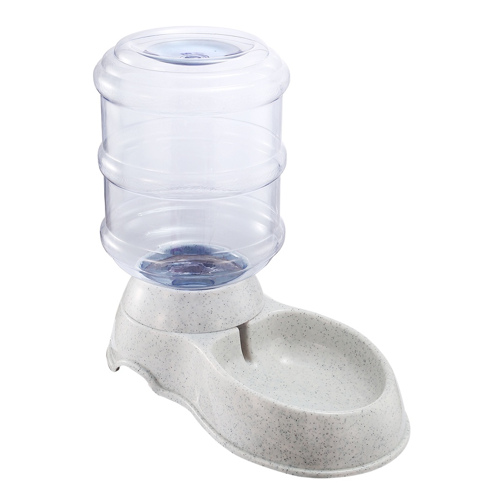 3.5L (1 gal) Gravity Pet Water Dispenser — Self-Dispensing Automatic Waterer for Cats & Dogs, Food-Grade PP, Anti-Slip Base
