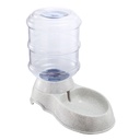 3.5L (1 gal) Gravity Pet Water Dispenser — Self-Dispensing Automatic Waterer for Cats & Dogs, Food-Grade PP, Anti-Slip Base