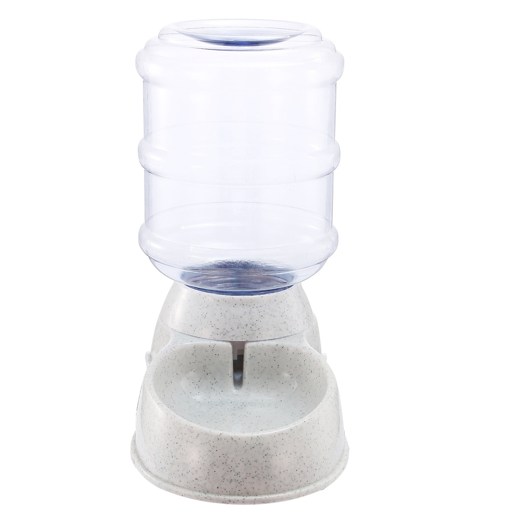 3.5L (1 gal) Gravity Pet Water Dispenser — Self-Dispensing Automatic Waterer for Cats & Dogs, Food-Grade PP, Anti-Slip Base
