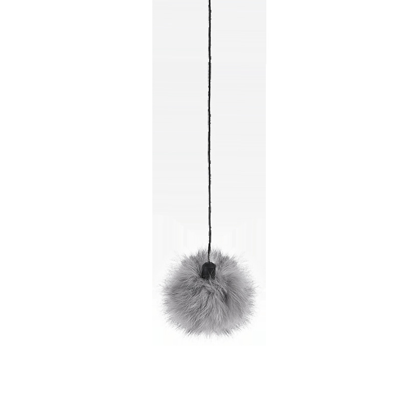 Electronic Motion Cat Toy with Real Fur Ball & Rope — ABS Interactive Chase Toy