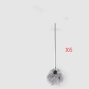 Electronic Motion Cat Toy with Real Fur Ball & Rope — ABS Interactive Chase Toy