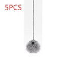 Electronic Motion Cat Toy with Real Fur Ball & Rope — ABS Interactive Chase Toy