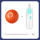 Dog Chew & Jump Ball — Thick Rubber Core with Plastic Shell, USB-Powered Interactive Chase Toy
