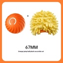 Dog Chew & Jump Ball — Thick Rubber Core with Plastic Shell, USB-Powered Interactive Chase Toy