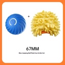 Dog Chew & Jump Ball — Thick Rubber Core with Plastic Shell, USB-Powered Interactive Chase Toy