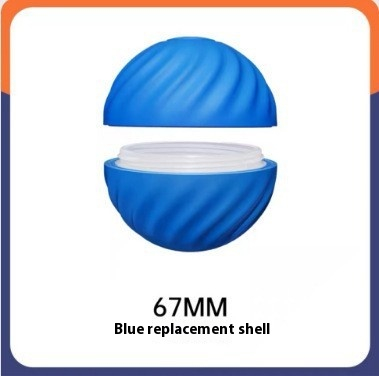 Dog Chew & Jump Ball — Thick Rubber Core with Plastic Shell, USB-Powered Interactive Chase Toy