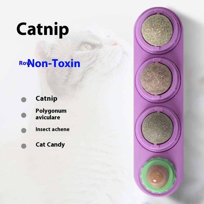 Catnip Ball Self-Hi Cat Toy — Plastic Cat Toy with Catnip Pack, Multiple Colors & Bag/Box Variants — SKU CJYD2159882