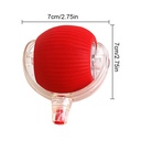 Interactive Rolling Cat Ball — Motion-Activated Rechargeable Toy with LED Lights, 2 Play Modes, Silicone/ABS, IP54
