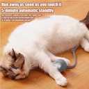 Interactive Rolling Cat Ball — Motion-Activated Rechargeable Toy with LED Lights, 2 Play Modes, Silicone/ABS, IP54