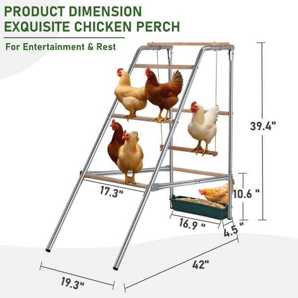 103x50x100cm Outdoor Chicken Perch