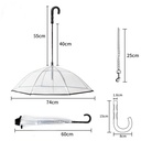Dog's Transparent Umbrella With Traction Chain Removable Umbrella Pet Products