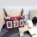 Rabbit Large Capacity Canvas Straw Bag