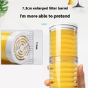 Fish Tank Built-in Filter Suction Wall-mounted Urinal