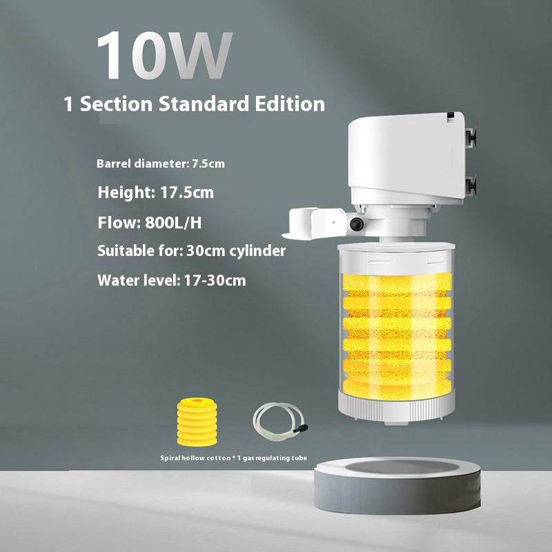 Fish Tank Built-in Filter Suction Wall-mounted Urinal