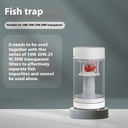 Fish Tank Built-in Filter Suction Wall-mounted Urinal