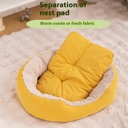 Winter Fleece-lined Thick Removable Washable Scratch-resistant Wear-resistant Warm Cat Nest
