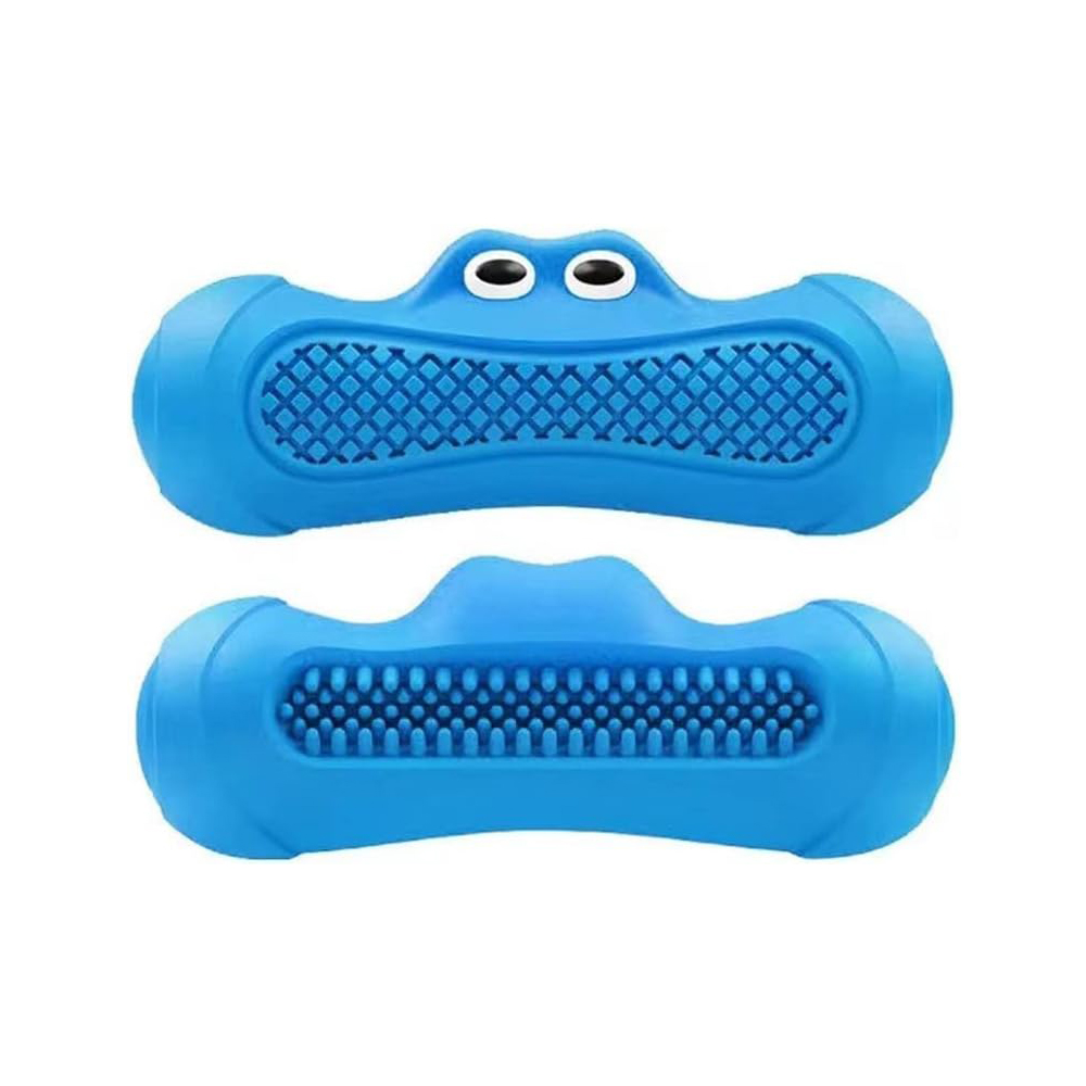 PETBOXIE - Crazy Monster Squeaky Dog Toy Natural Rubber, Dental Texture, Dishwasher Safe, All Sizes