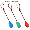 PETBOXIE - Natural Rubber Rope Hoist Toy, Chase + Tug Play, Mixed Color, Small and Large