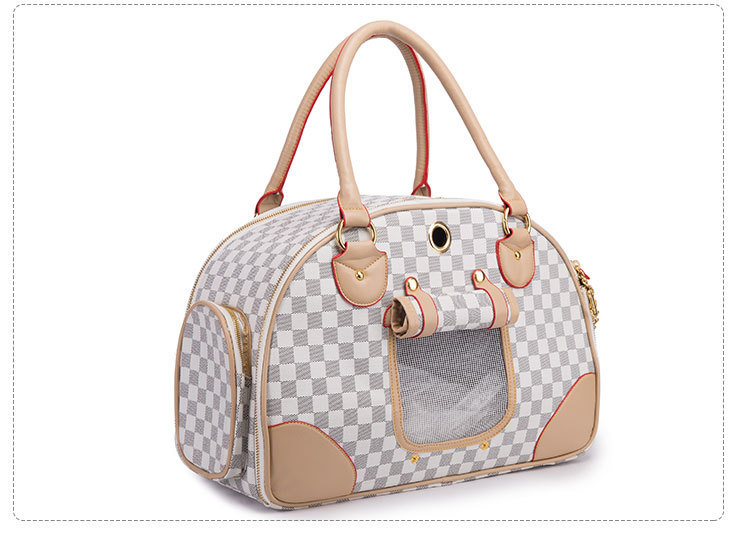 Outing Travel Bag Anti-squeeze Pet Bag Wholesale Dog Bag Cat Bag Small Dog White S