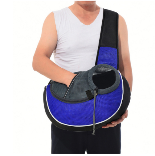 [PBX-V-002819] Carrying Pets Bag Women Outdoor Portable Crossbody Bag For Dogs Cats Pet Products Orange S (Blue, S)