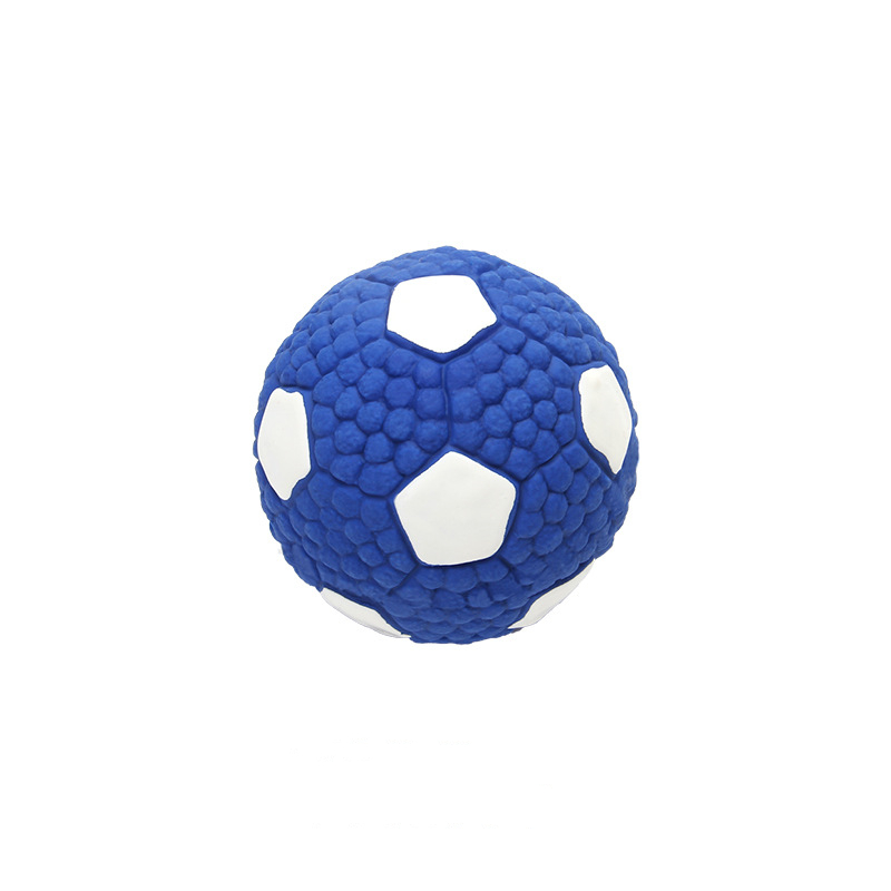 PETBOXIE - Latex Squeaky Dog Toy Balls for Molar Play, 8 Sport Shapes, Interactive Sound Fetch Toy