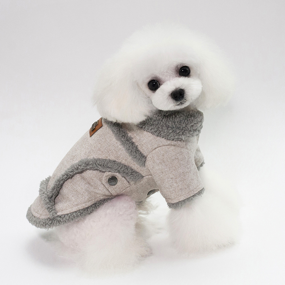 PETBOXIE - Winter Dog Jacket Thick Velvet Coat for Small Dogs, Fashion Style, Sizes S-XXL