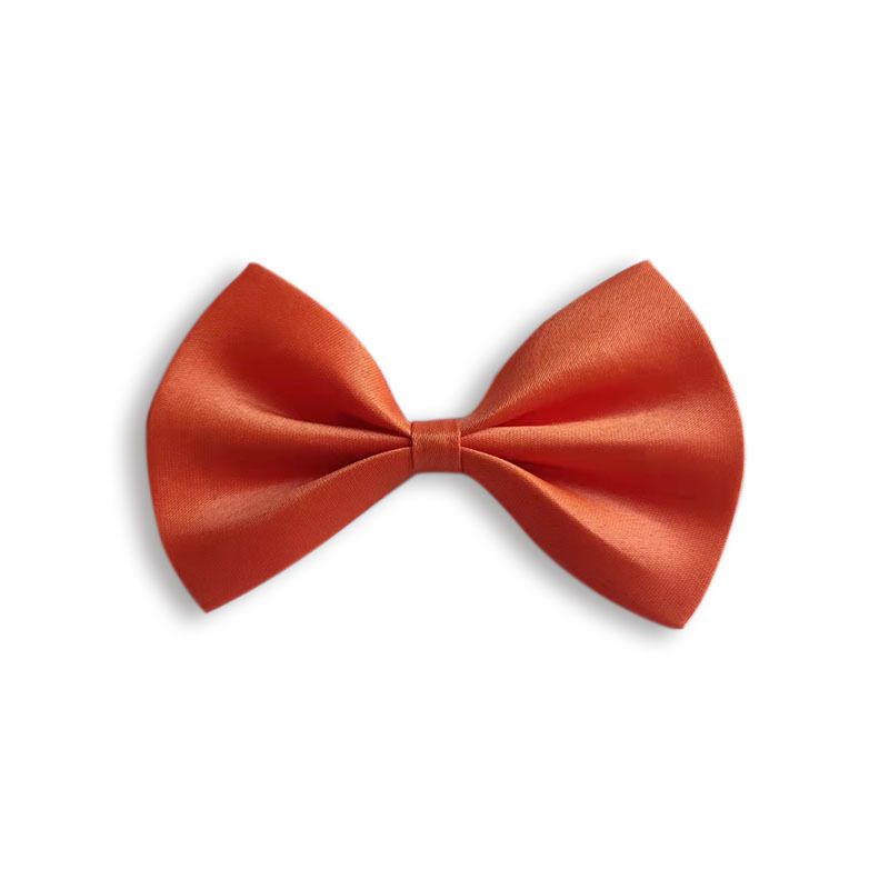 PETBOXIE - Solid Bow Pet Collar Stylish & Gentle on Fur, Adjustable 13-17 in Neck, 16 Colors, Cloth Bow