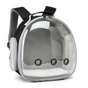 PETBOXIE - Small Animal Carrier Backpack with Bubble Window, 600D Oxford, Ventilated, Hamster Guinea Pig Rabbit Ferret, 12.2x6.7x12.6 in