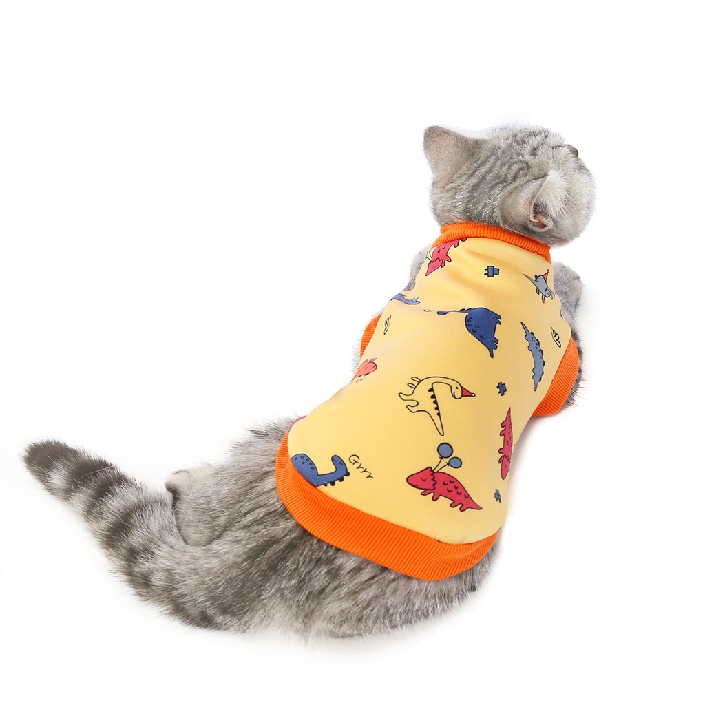 PETBOXIE - Cat Sweater Cozy Cotton Outfit, 7 Fun Prints, Sizes S-XL, Unisex